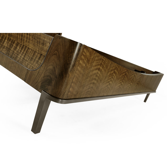 Jonathan Charles Fine Furniture Toulouse King Solid Wood Low Profile Platform Bed Perigold